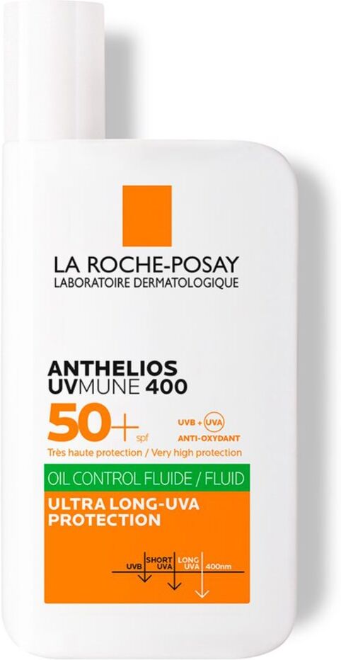 La Roche-Posay Anthelios UVmune 400 Fluido de control del aceite SPF50  50mL No Color SPF50+