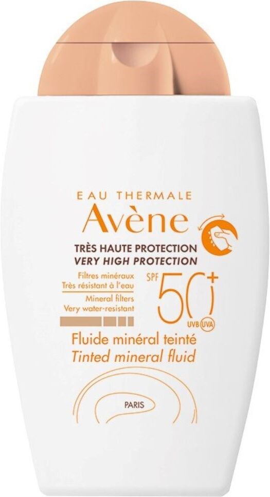 Avène Fluido solar mineral para pieles intolerantes SPF50 40mL Tinted SPF50