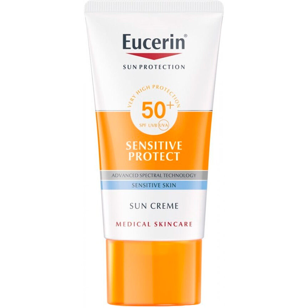 Eucerin Sun Protection Sensitive Protect SPF50 Crema solar piel sensible 50mL SPF50+