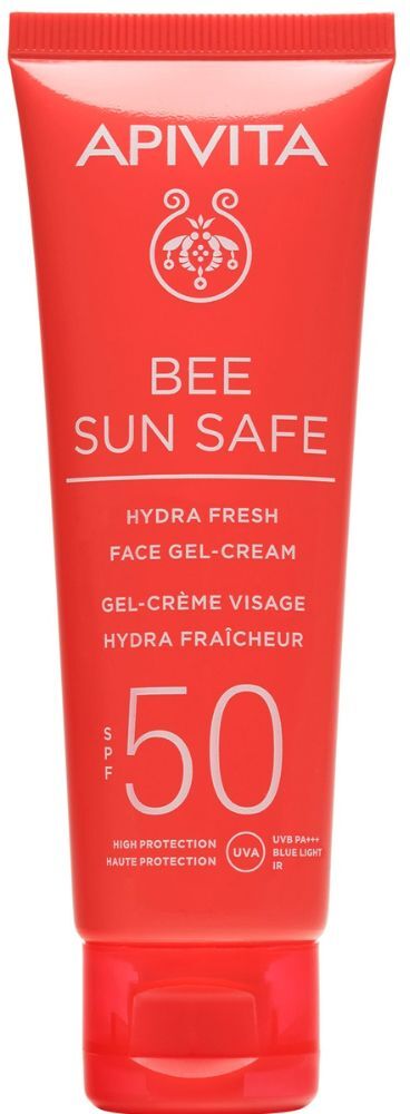 Apivita Bee Sun Safe Hydra Fresh Gel-Crema FPS50 50mL No Color SPF50