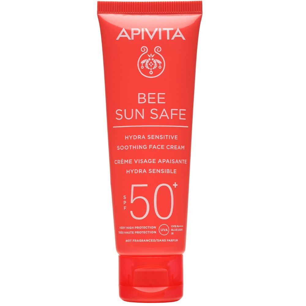 Apivita Bee Sun Safe Hydra Crema facial calmante sensible SPF50 50mL SPF50