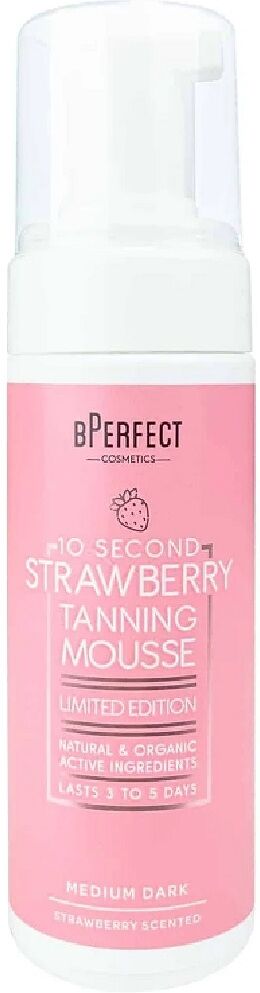 Bperfect 10 Second Strawberry Tanning Mousse - Bronceado medio/oscuro 150mL Medium/Dark