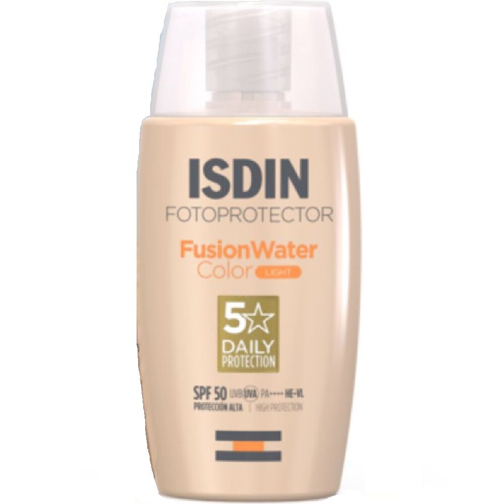 Isdin Fotoprotector Fusionwater SPF50 Con Color 50mL Light SPF50+