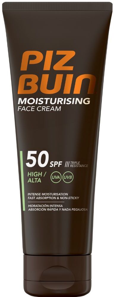 Piz Buin Crema solar hidratante para el rostro Hidratación intensa 50mL SPF50