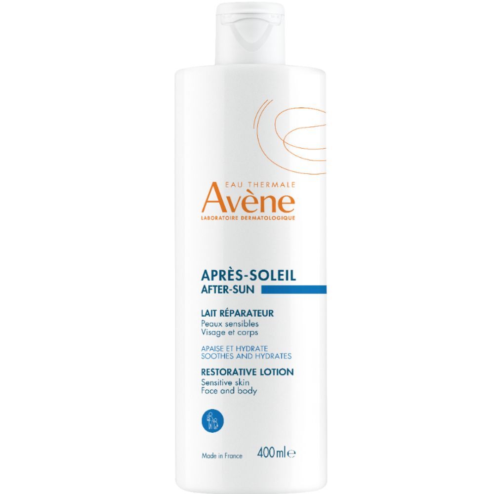 Avène Loción restauradora para después del sol Pieles sensibles Cara y Body 400mL