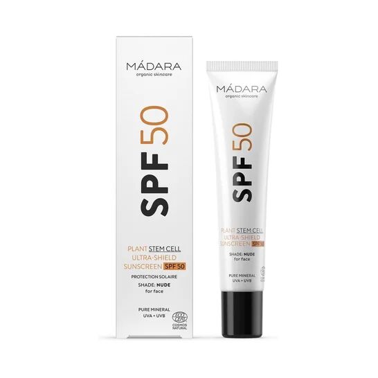 Mádara SPF50 Plant Stem Cell Ultra-Shield Nude Tone Cream 40ml