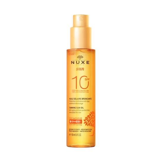 Nuxe Sun Aceite Solar Bronceador Protección Baja SPF10 Spray 150ml