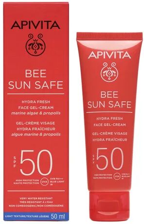 Apivita Bee Sun Safe Gel Crema Facial Sin Color SPF50 50ml