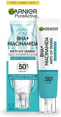 GARNIER Pure Active BHA + Niacinamida Spf50+ 40ml