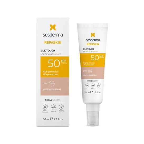 Sesderma Repaskin Fotoprotector Facial Tacto Seda con Color SPF50 50ml