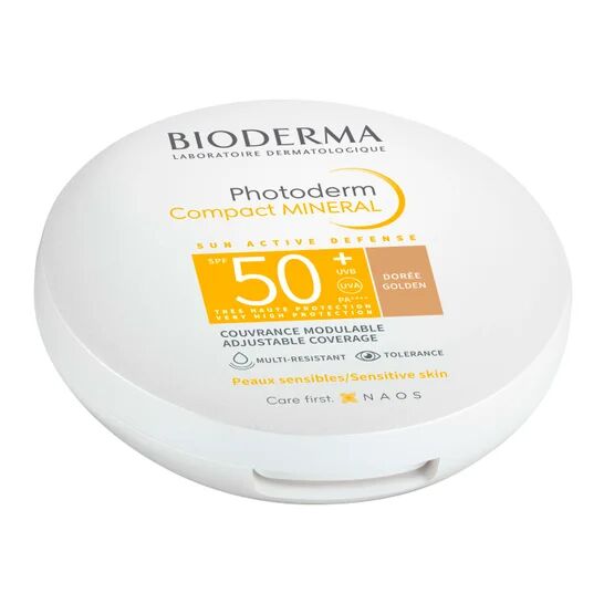 Bioderma Photoderm Compact Mineral SPF50+ Tono Dorado 10g