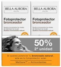 Bella Aurora Fotoprotector Bronceador SPF30 2x50ml