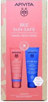 Apivita Bee Sun Safe Pack Viaje Hydra Fresh SPF50+ + After Sun