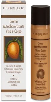 L'ERBOLARIO Crema Autoabronceadora con Jugo de Mango 100ml