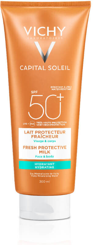 Vichy Capital Soleil Beach Protect Leche Multiprotección SPF50+ 300 ml