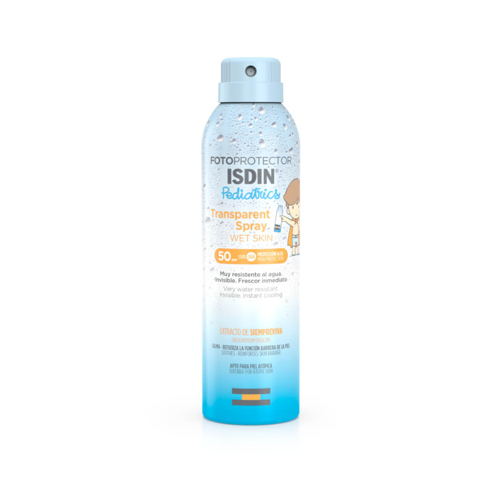 Isdin Pediatrics Wet Skin SPF50 Transparente Spray 250 ml