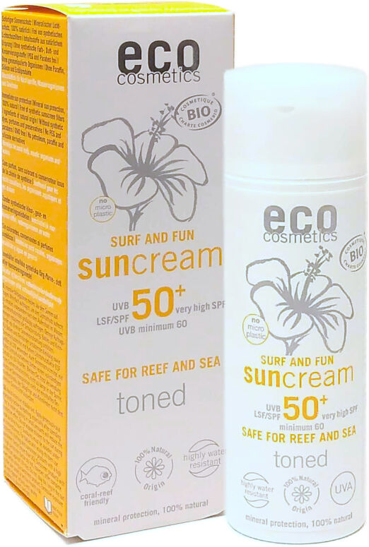 Eco Cosmetics Crema solar con color Surf and Fun FPS 50+