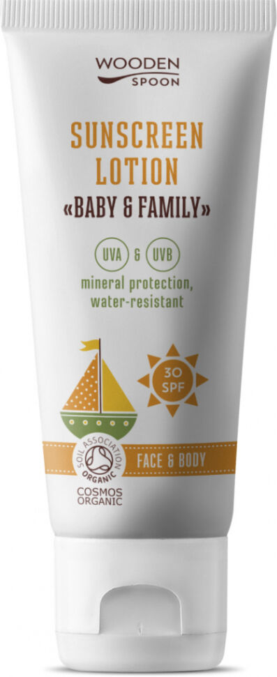 Wooden Spoon Loción solar Baby & Family FPS 30 (100ml.)