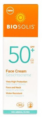 BioSolis Crema solar facial FPS 50+