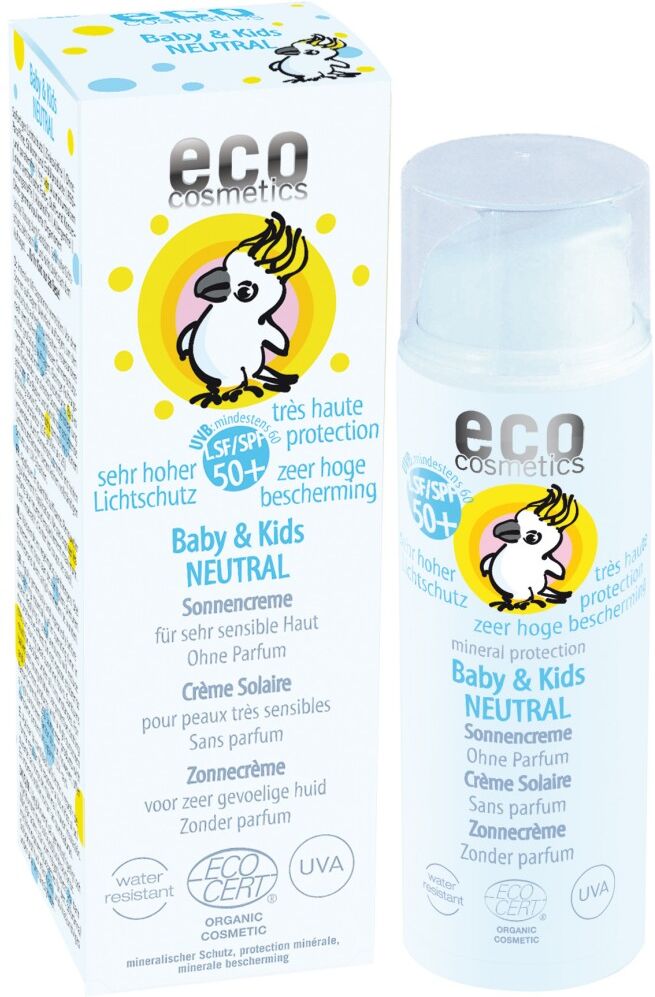 Eco Cosmetics Crema solar sin perfume FPS 50+ Baby & Kids Neutral