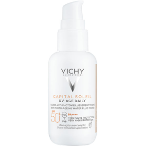 Vichy Capital Soleil UV-Age Daily Fluide Teinté Anti-Photovieillissement SPF50+ 40ml - Publicité