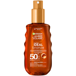 Garnier Ambre Solaire Ideal Bronze Huile Sublimatrice Protectrice SPF50 150ml