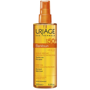 Uriage Bariésun Huile Sèche Solaire SPF50+ 200ml - Publicité