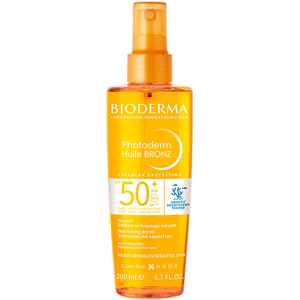 Bioderma Photoderm Bronz Huile Sèche Solaire Bronzage Intense SPF50+ 200ml