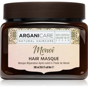 Arganicare Monoi Hair Masque masque cheveux régénérant après-soleil 500 ml - Publicité