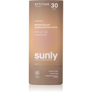 Sunly Tinted Face Stick crème solaire minérale en stick SPF 30 20 g