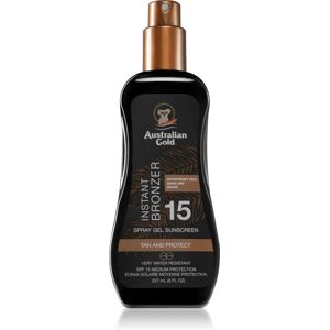 Spray Gel Sunscreen With Instant Bronzer spray bronzant SPF 15 237 ml