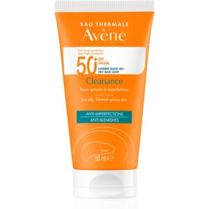 Avène Cleanance Solaire protection solaire pour peaux à tendance acnéique SPF 50+ 50 ml