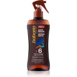 Babaria Sun Protective huile solaire en spray SPF 6 300 ml