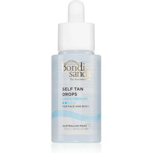 Bondi Sands Self Tan Drops gouttes auto-bronzantes visage et corps Light/Medium 30 ml