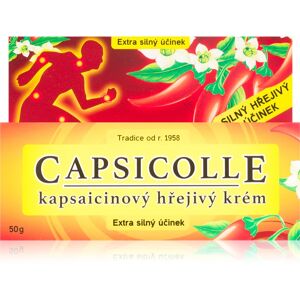 Capsicolle Capsaicin cream hot crème avec effet renforcé pour articulations et muscles fatigués 50 g