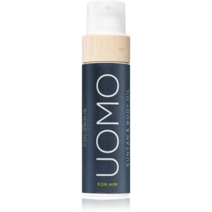 UOMO huile de soin et bronzage sans facteur de protection solaire pour homme Black Coconut 110 ml