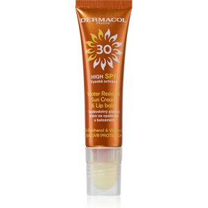 Dermacol Sun Water Resistant crème solaire visage et baume à lèvres waterproof SPF 30 30 ml