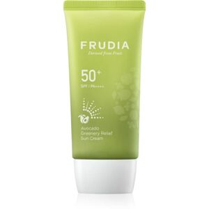 Frudia Sun Avocado Greenery Relief crème hydratante protectrice peaux sensibles SPF 50+ 50 g