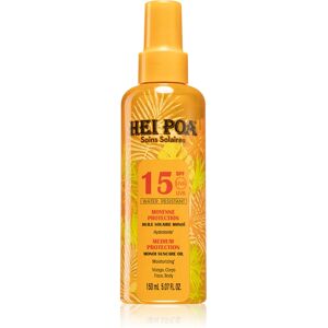 Hei Poa Monoi Suncare huile solaire en spray SPF 15 150 ml - Publicité