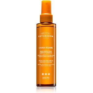 Institut Esthederm Sun Care Protective Sun Care Oil For Body And Hair huile solaire corps et cheveux haute protection solaire 150 ml