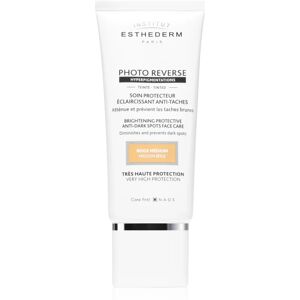 Institut Esthederm Photo Reverse Brightening Protective Anti-Dark Spots Face Care crème teintée protectrice anti-taches pigmentaires haute protection