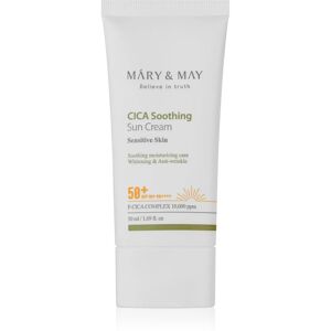 MARY & MAY Cica Soothing crème protectrice apaisante SPF 50+ 50 ml