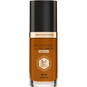 Max Factor Facefinity All Day Flawless fond de teint longue tenue SPF 20 teinte 100 Sun Tan/ W100 Cocoa 30 ml