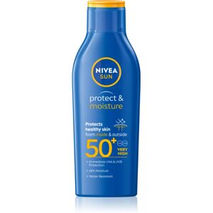 Nivea Sun Protect & Moisture lait solaire hydratant SPF 50+ 200 ml - Publicité