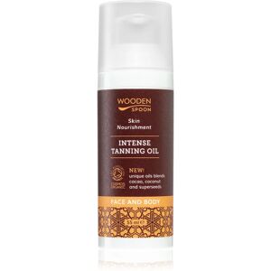 WoodenSpoon Skin Nourishment huile pour le corps traitante pour un bronzage intense 50 ml