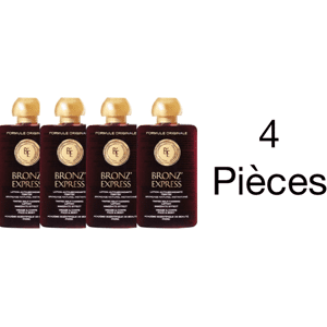 BRONZ EXPRESS Bronz'Express Lotion 100 ml - 4 X 100 ml Offre non cumulable avec l'offre cadeau