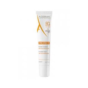 A-DERMA Protect Fluide Invisible Très Haute Protection SPF50+ 40 ml - Tube 40 ml