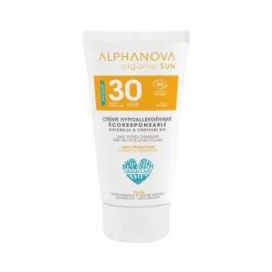 Alphanova Sun Crème Hypoallergénique Visage SPF30 Bio 50 g - Tube 50 g