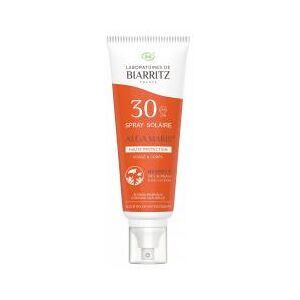 Laboratoires de Biarritz Alga Maris Spray Solaire Visage et Corps SPF30 Bio 100 ml - Tube-vaporisateur 100 ml