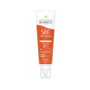 Laboratoires de Biarritz Alga Maris Spray Solaire Visage et Corps SPF50+ Bio 150 ml - Tube-vaporisateur 150 ml